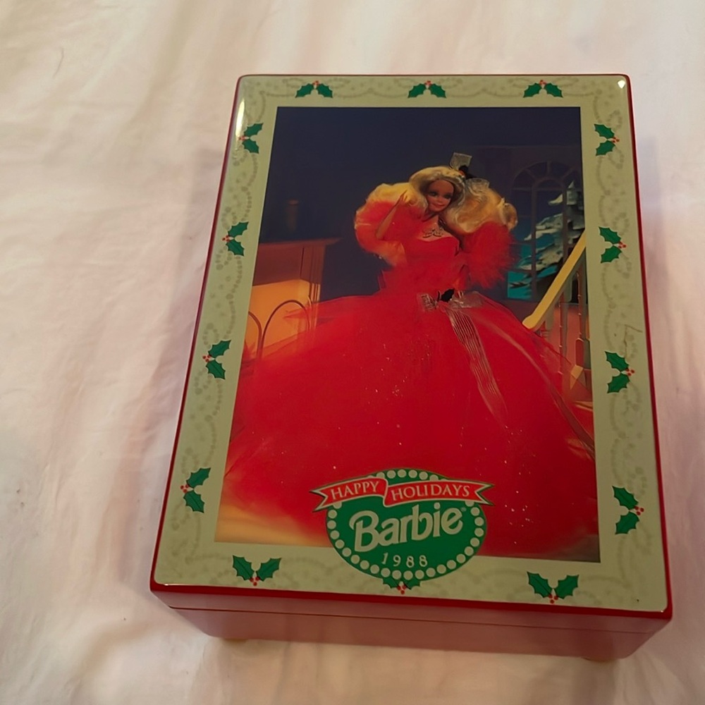 Vintage Barbie music box new in the box